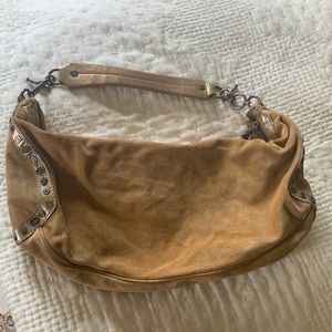 Y2K Juicy Couture suede shoulder/baguette hobo bag